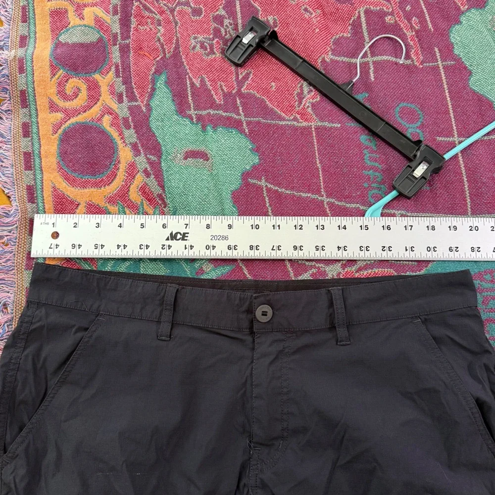Brixton All Terrain Mens Black Hybrid Shorts 38 Quick Dry Stretch UV Protection